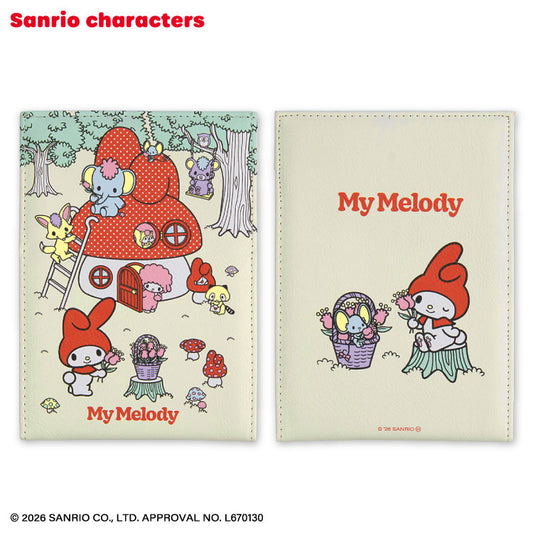 【予約商品】サンリオキャラクターズ レトロデザイン 折り畳みミラー