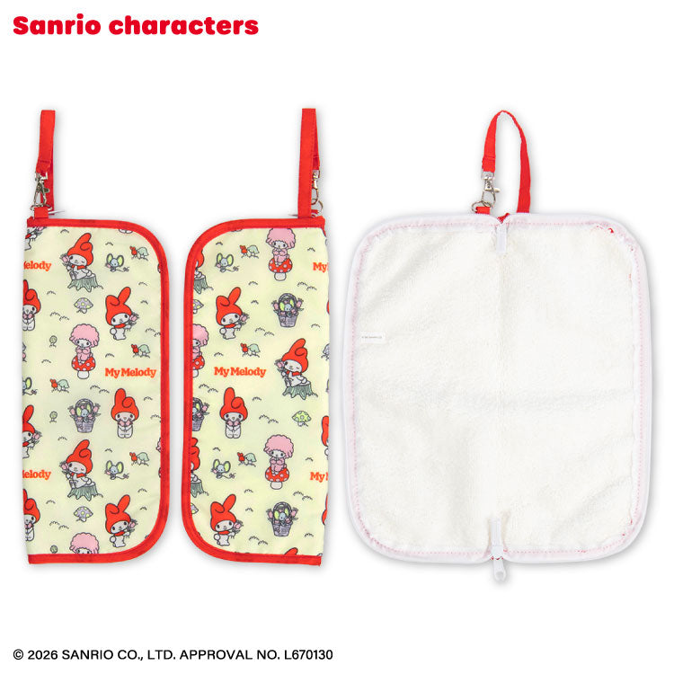 【予約商品】サンリオキャラクターズ レトロデザイン 折りたたみ傘ポーチ