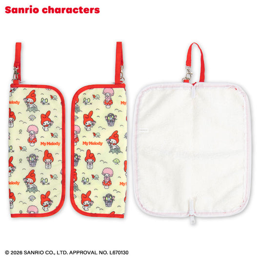 【予約商品】サンリオキャラクターズ レトロデザイン 折りたたみ傘ポーチ