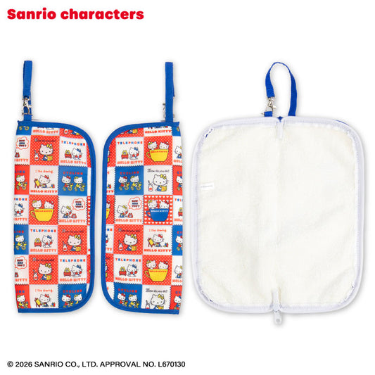 【予約商品】サンリオキャラクターズ レトロデザイン 折りたたみ傘ポーチ