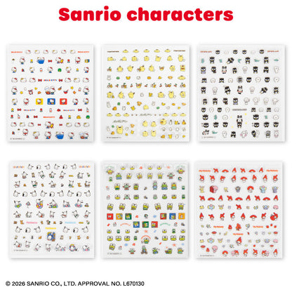 【予約商品】サンリオキャラクターズ レトロデザイン ネイルパーツシール
