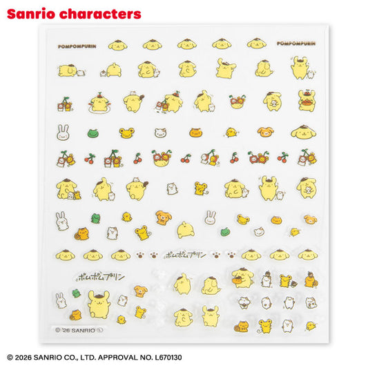 【予約商品】サンリオキャラクターズ レトロデザイン ネイルパーツシール