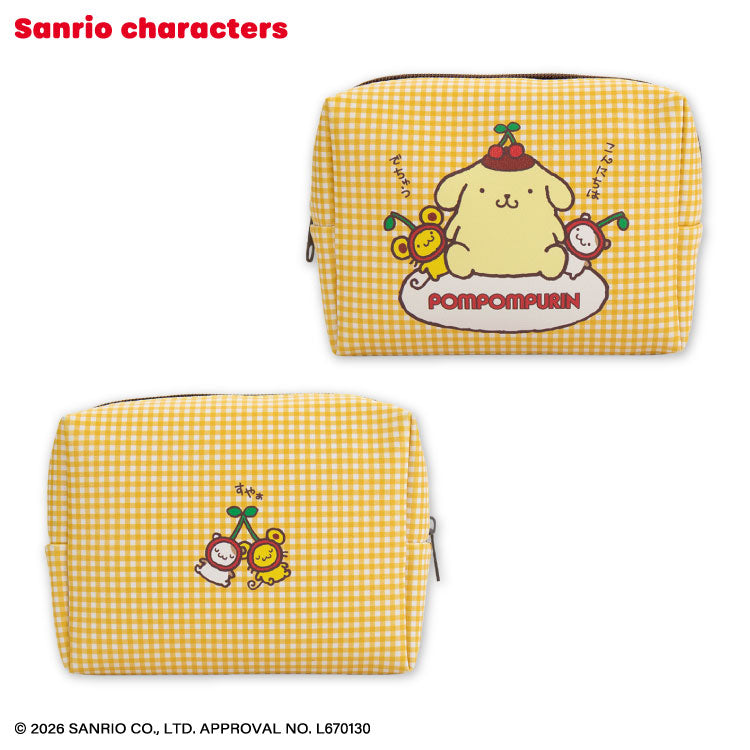 【予約商品】サンリオキャラクターズ レトロデザイン 箱型ポーチ