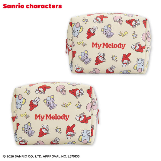 【予約商品】サンリオキャラクターズ レトロデザイン 箱型ポーチ