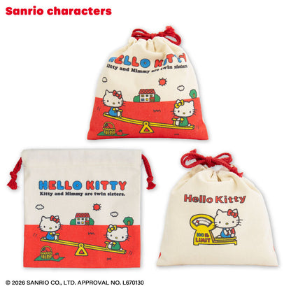 【予約商品】サンリオキャラクターズ レトロデザイン 巾着