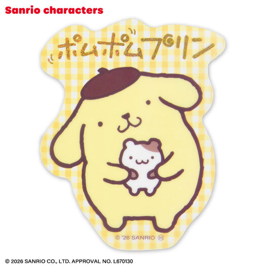 【予約商品】サンリオキャラクターズ レトロデザイン ステッカー(クリア)