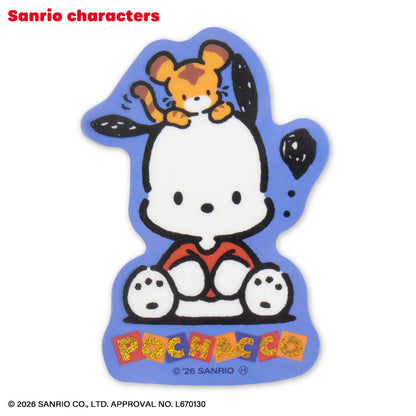 【予約商品】サンリオキャラクターズ レトロデザイン ステッカー(クリア)