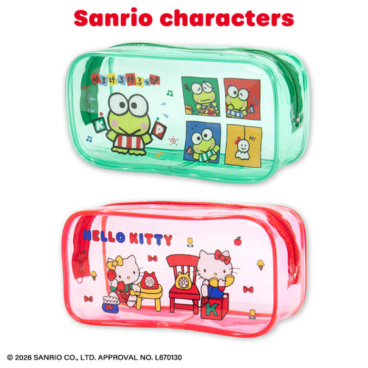 【予約商品】サンリオキャラクターズ レトロデザイン クリアペンケース