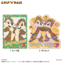 【予約商品】チップ＆デール ステッカー(クリア)