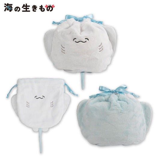 【予約商品】海の生きもの ふわふわ巾着
