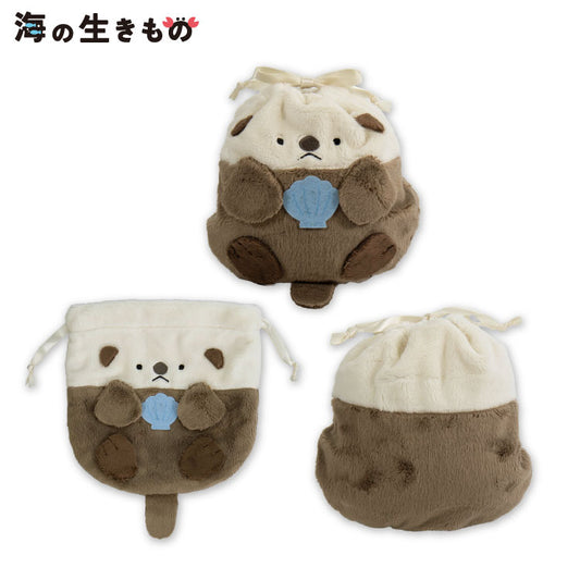 【予約商品】海の生きもの ふわふわ巾着