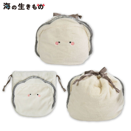 【予約商品】海の生きもの ふわふわ巾着