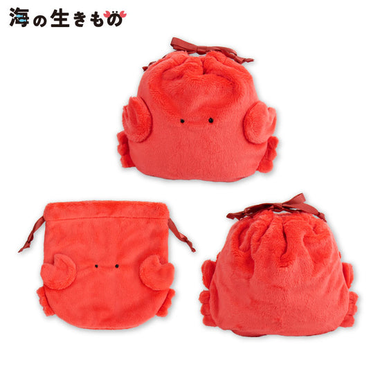 【予約商品】海の生きもの ふわふわ巾着