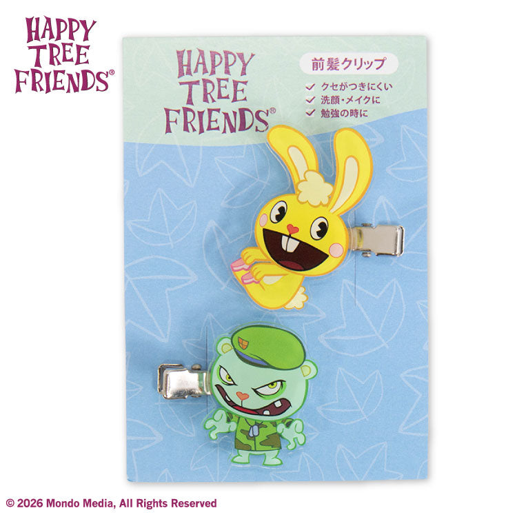 【予約商品】ハッピーツリーフレンズ コラボ アクリル前髪クリップ