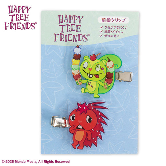 【予約商品】ハッピーツリーフレンズ コラボ アクリル前髪クリップ