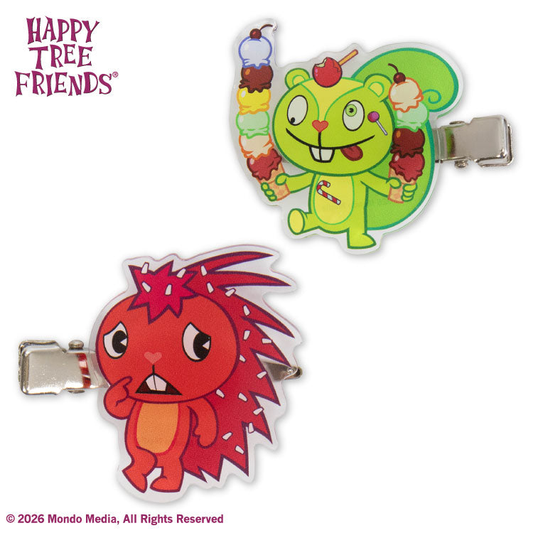 【予約商品】ハッピーツリーフレンズ コラボ アクリル前髪クリップ