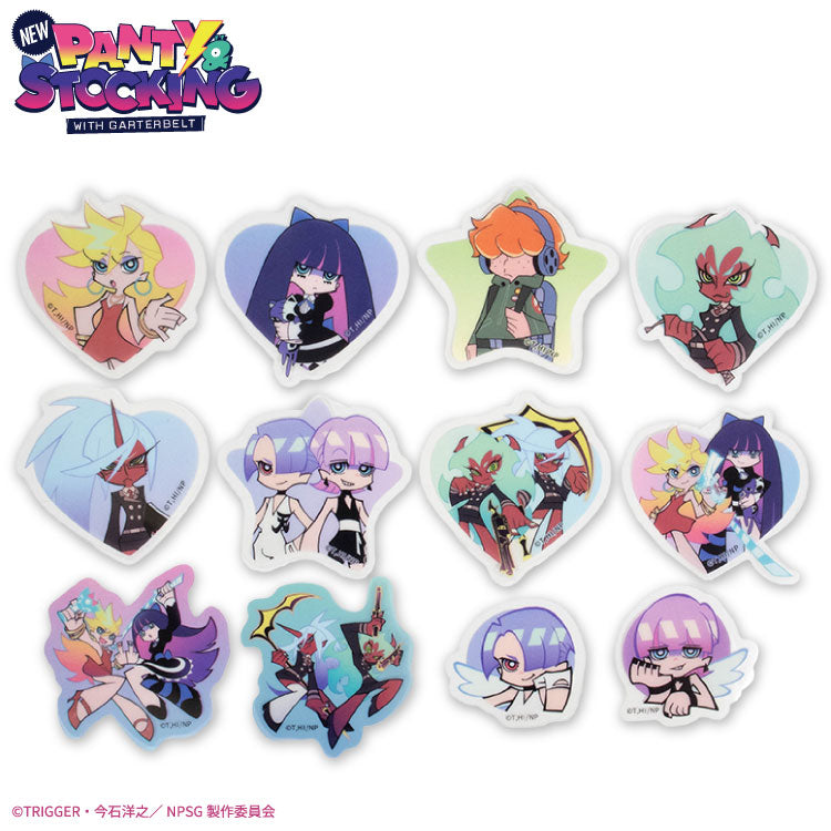 【予約商品】New PANTY ＆ STOCKING with GARTERBELT コラボ フレークステッカー