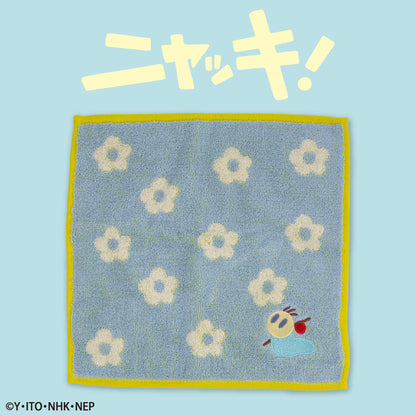 ニャッキ コラボ ジャガードハンドタオル