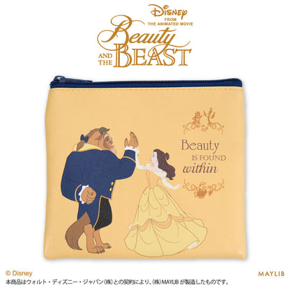 【予約商品】美女と野獣 デザイン フラットポーチ