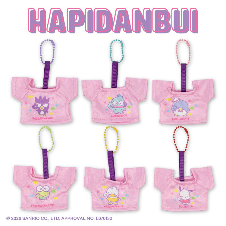 【予約商品】サンリオキャラクターズ はぴだんぶい Ｔシャツキーホルダー
