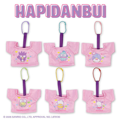 【予約商品】サンリオキャラクターズ はぴだんぶい Ｔシャツキーホルダー