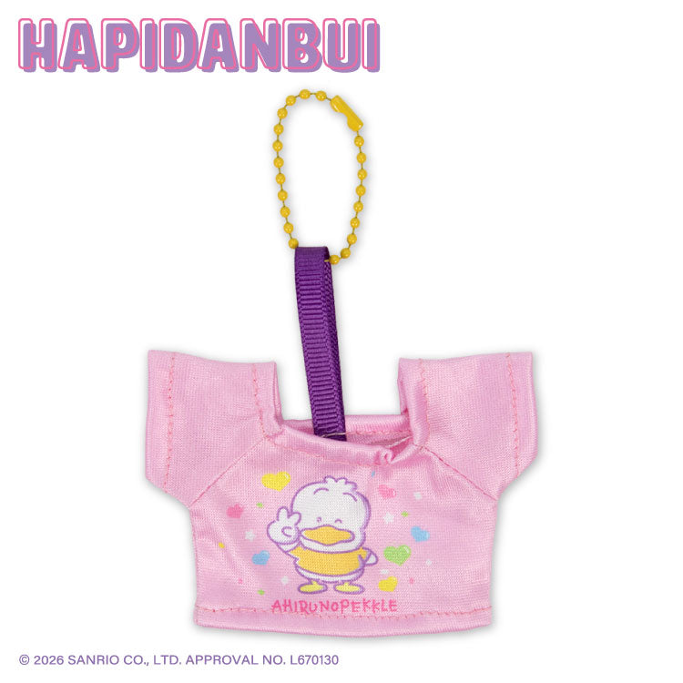 【予約商品】サンリオキャラクターズ はぴだんぶい Ｔシャツキーホルダー