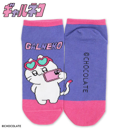 【予約商品】ギャルネコ コラボ アンクルソックス