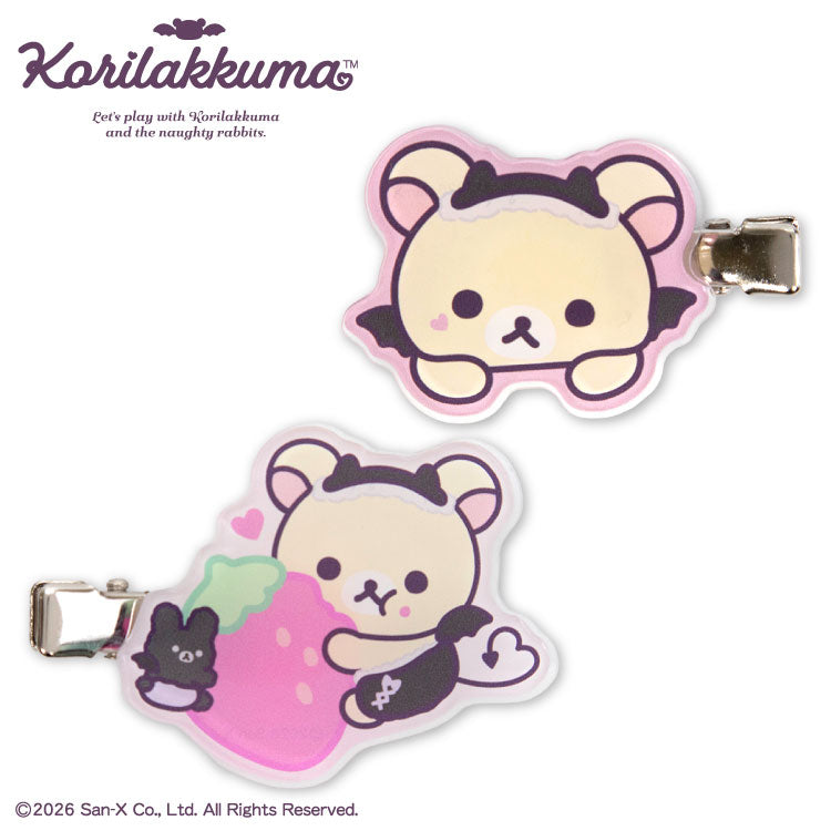 【予約商品】コリラックマ コラボ アクリル前髪クリップ