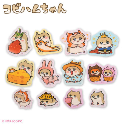 コビハムちゃん コラボ フレークステッカー