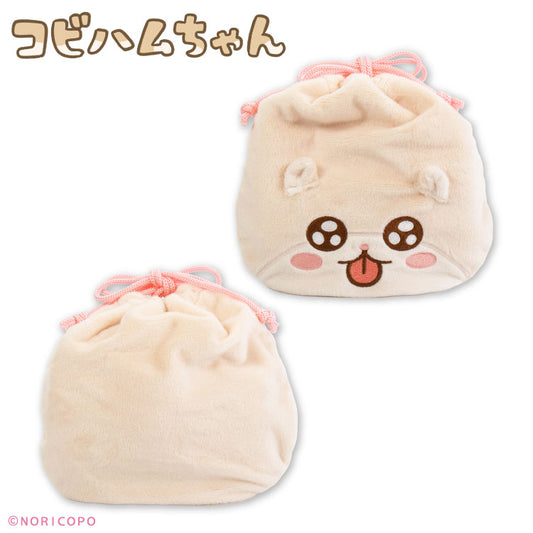 コビハムちゃん コラボ ふわふわ巾着