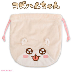 コビハムちゃん コラボ ふわふわ巾着