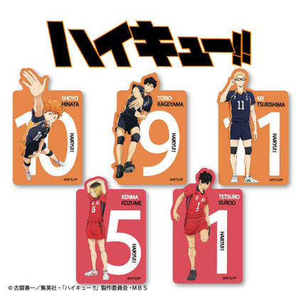 ハイキュー!! コラボ ステッカー(背番号)